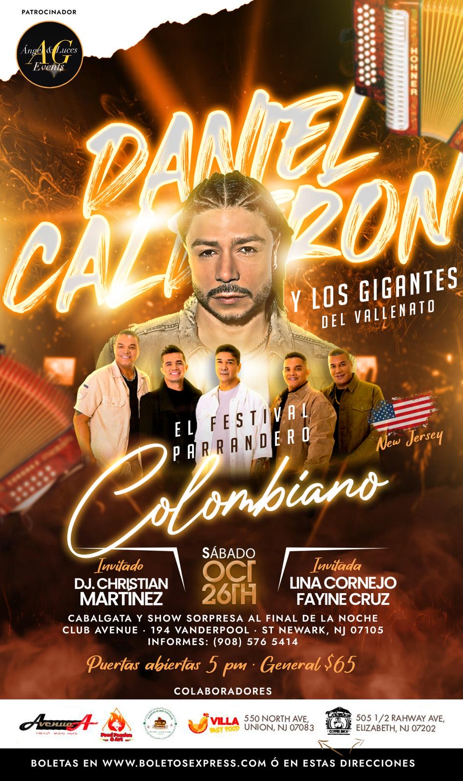 DANIEL CALDERON Y LOS GIGANTES DEL VALLENATO