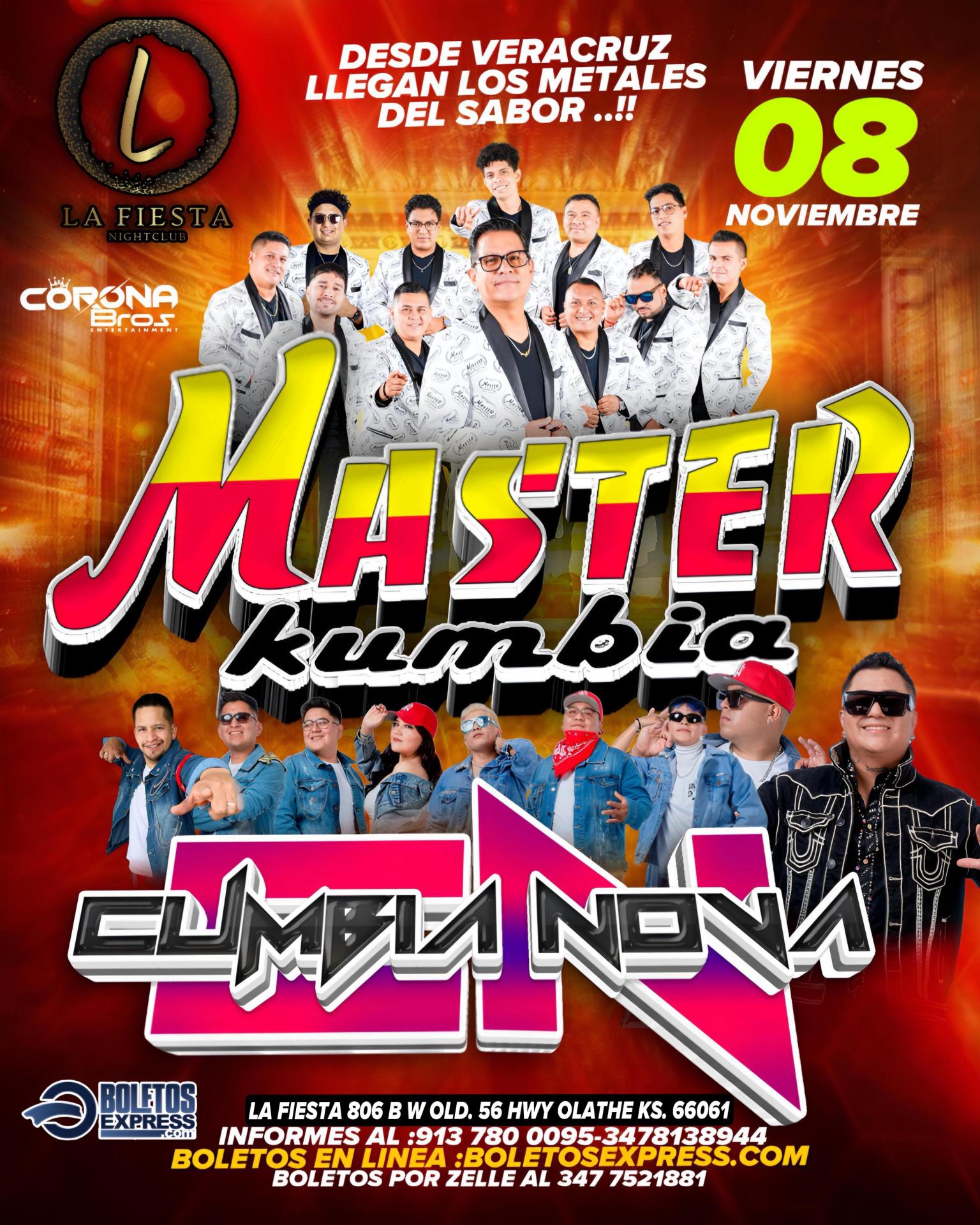 MASTER KUMBIA Y CUMBIA NOVA  EN LA FIESTA NIGHT CLUB