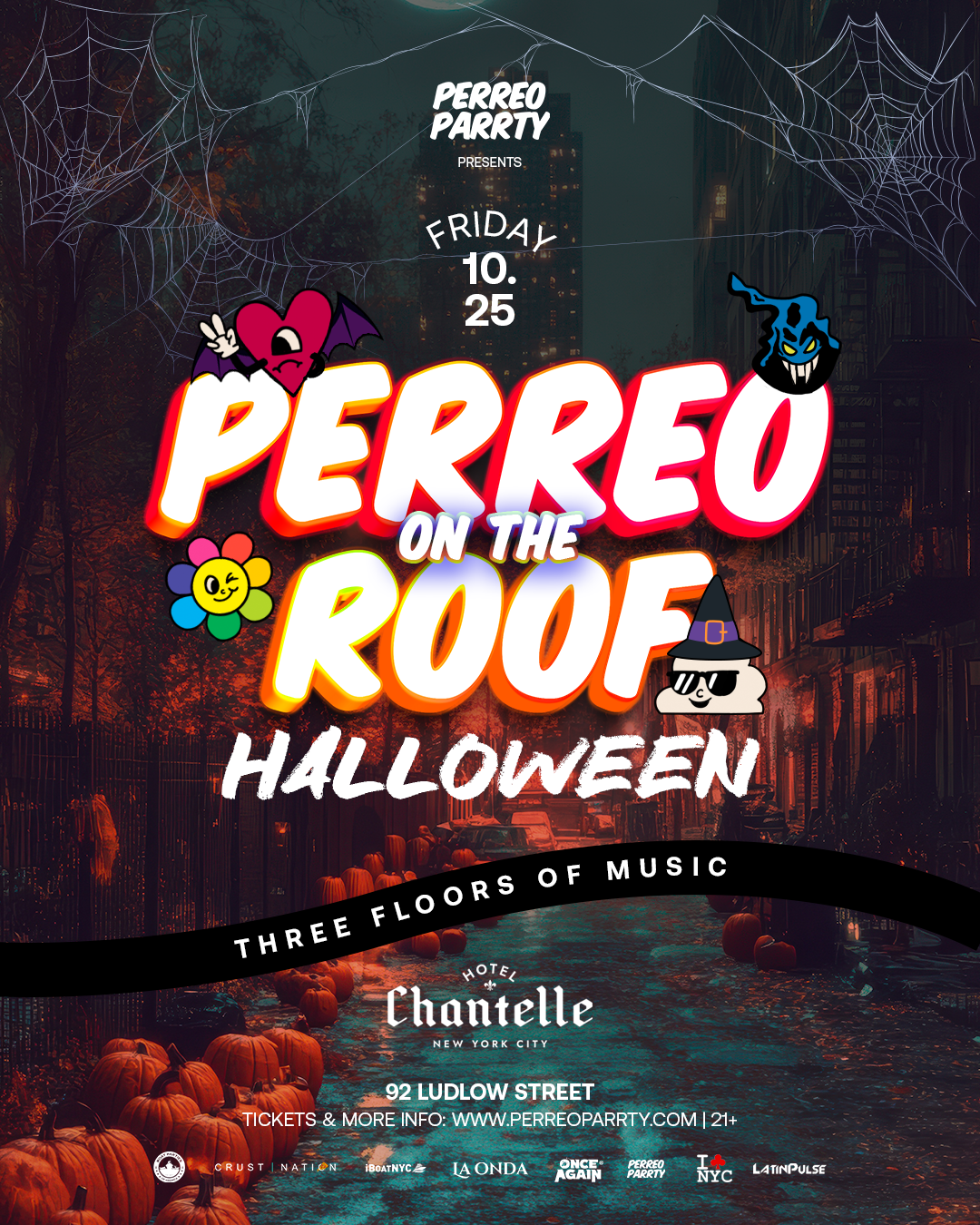 PERREO on the ROOF - Latin & Reggaeton Dance Party at Hotel Chantelle