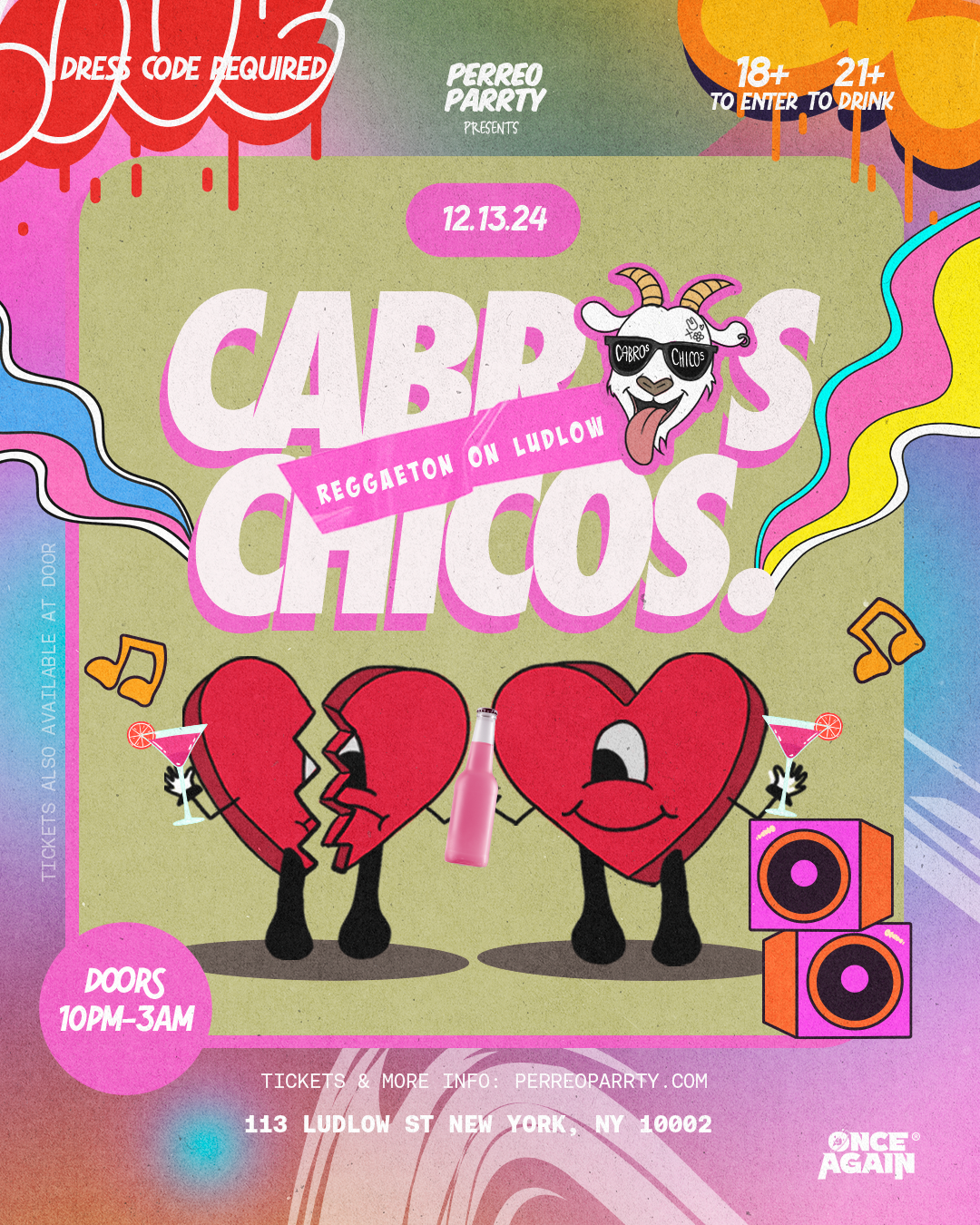 Cabros Chicos - Reggaeton on Ludlow - 18+ Latin & Reggaeton Dance Party