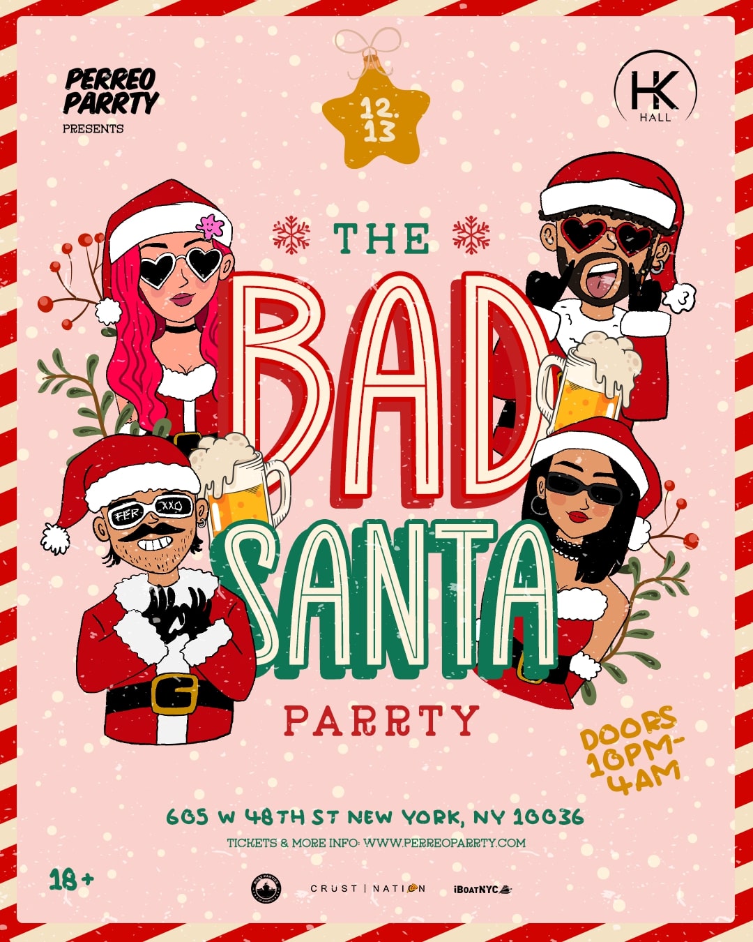 The Bad Santa Parrty - Santa Con Week Event at HK Hall NYC, 18+