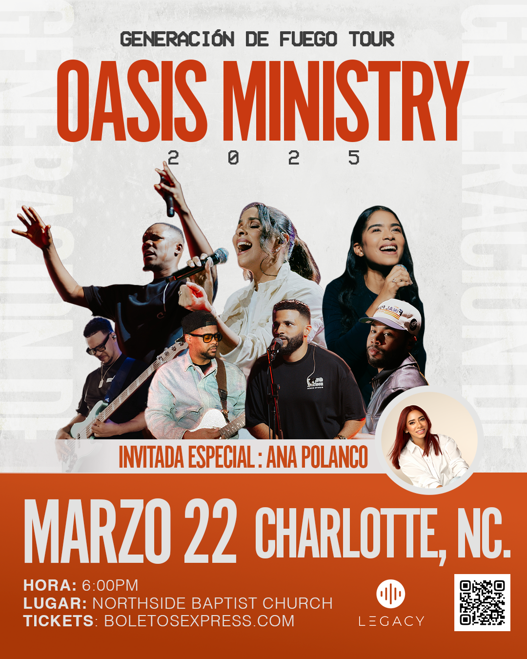 Oasis Ministry 2025 TOUR - CHARLOTTE